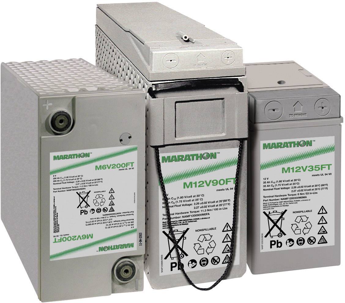 Akumulator ołowiowy GNB Marathon EXIM6V200FT NAMF060200HM0FB, AGM, 6 V, 200 Ah - obrazek 1