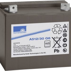 Akumulator ołowiowy GNB Sonnenschein A512/30 G6 NGA5120030HS0BA, ołowiowo żelowe, 12 V, 30 Ah Akumulator ołowiowy GNB Sonnenschein A512/30 G6 NGA5120030HS0BA, ołowiowo żelowe, 12 V, 30 Ah