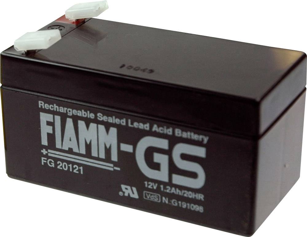 Akumulator ołowiowy Fiamm Pb-12-1,2-4,8 FG20121, AGM, 12 V, 1.2 Ah - obrazek 1