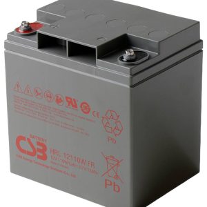 Akumulator ołowiowy CSB Battery HRL 12110W high-rate longlife HRL12110W-FR, AGM, 12 V, 28 Ah