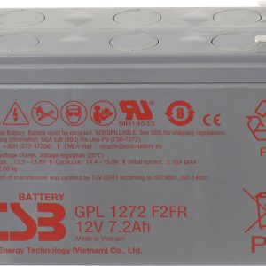 Akumulator ołowiowy CSB Battery GPL 1272 GPL1272-F2FR, AGM, 12 V, 7.2 Ah
