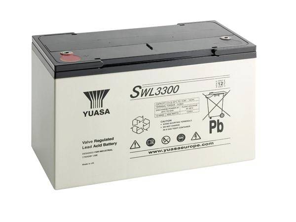 Akumulator ołowiowy Yuasa SWL3300, AGM, 12 V, 110.2 Ah - obrazek 1