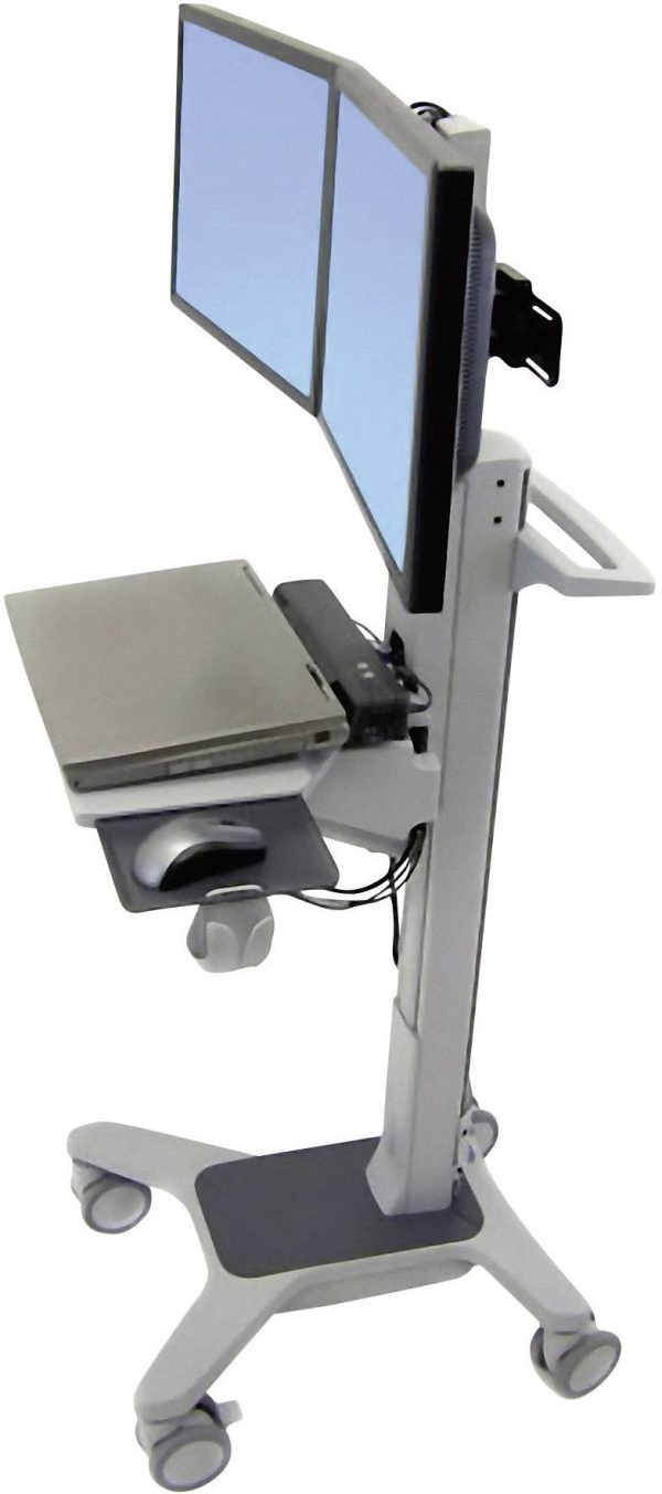 Ergotron Wózek na komputer/monitor Neo-Flex® Dual WideView WorkSpace 2 Wyświetlacz 25,4 cm (10″) – 55,9 cm (22″) szary P
