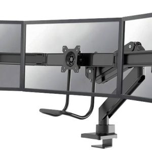 Neomounts NM-D775DX3BLACK Uchwyt do monitora, stołowy 43,2 cm (17″) – 61 cm (24″) Przenośny, Obrotowy, Uchylny, z regulo Neomounts NM-D775DX3BLACK Uchwyt do monitora, stołowy 43,2 cm (17″) – 61 cm (24″) Przenośny, Obrotowy, Uchylny, z regulo