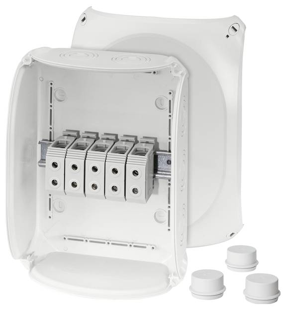 Skrzynka przyłączeniowa Hensel DK 3535 G, IP55, IP65, (D x S x W) 122 x 295 x 225 mm, szaro-biały (ral 7035), 1 szt.