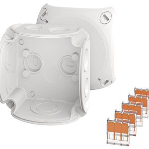Puszka instalacyjna Hensel DK 0102 W 62000442, 84 mm x 84 mm x 55 mm, 1 szt. Puszka instalacyjna Hensel DK 0102 W 62000442, 84 mm x 84 mm x 55 mm, 1 szt.