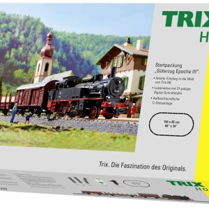 Pociąg towarowy TRIX H0 T21531 Cyfrowy zestaw startowy pociągu towarowego Era III