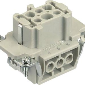HARTING 09330062701 Wkładka złącza żeńskiego Han® 6E-F-s, seria Han® E, 6+PE, 1 szt. HARTING 09330062701 Wkładka złącza żeńskiego Han® 6E-F-s, seria Han® E, 6+PE, 1 szt.