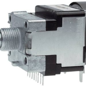 Potencjometr z silniczkiem ALPS RK16812MG 10KDX2 D-log. 10 kOhm Max. 50 V/AC