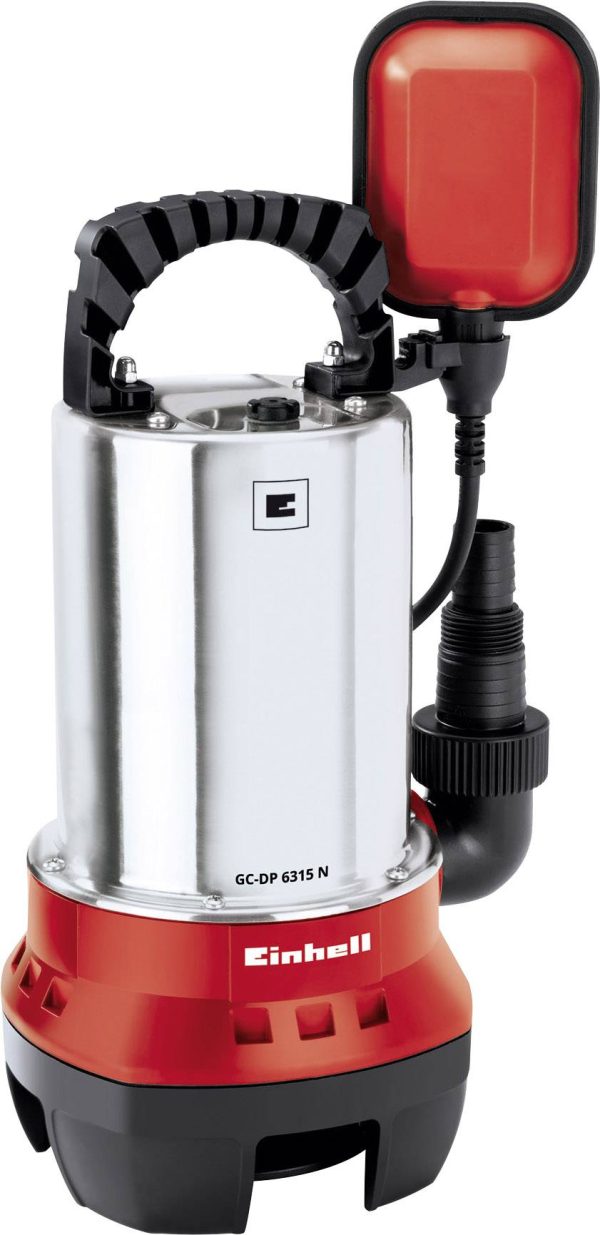 Pompa zanurzeniowa do brudnej wody Einhell GC-DP 6315 N 4170491, 630 W, 0.8 bar, 17000 l/h, 8 m
