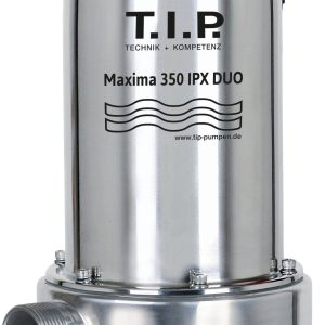 T.I.P. – Technische Industrie Produkte 30274 MAXIMA 350 I-PX DUO Pompa głębinowa 20000 l/h 8 m T.I.P. – Technische Industrie Produkte 30274 MAXIMA 350 I-PX DUO Pompa głębinowa 20000 l/h 8 m