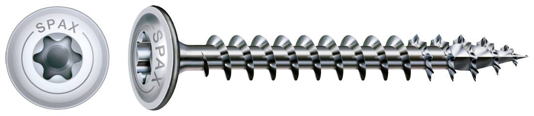 SPAX 0251010600405 Wkręt do drewna 6 mm 40 mm T-STAR plus stal WIROX 200 szt. - obrazek 1
