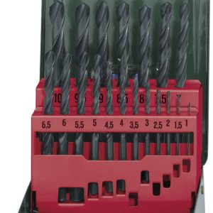 Metabo 627151000 HSS Zestaw wierteł krętych do metalu 19 szt. 1 mm, 1.5 mm, 2 mm, 2.5 mm, 3 mm, 3.5 mm, 4 mm, 4.5 mm, 5 Metabo 627151000 HSS Zestaw wierteł krętych do metalu 19 szt. 1 mm, 1.5 mm, 2 mm, 2.5 mm, 3 mm, 3.5 mm, 4 mm, 4.5 mm, 5