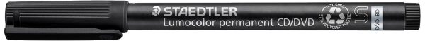 Staedtler Lumocolor permanent CD/DVD DRY SAFE 310 CDS-9 Marker do płyt CD/DVD czarny