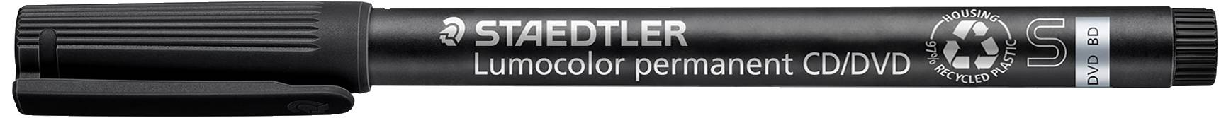 Staedtler Lumocolor permanent CD/DVD DRY SAFE 310 CDS-9 Marker do płyt CD/DVD czarny - obrazek 1