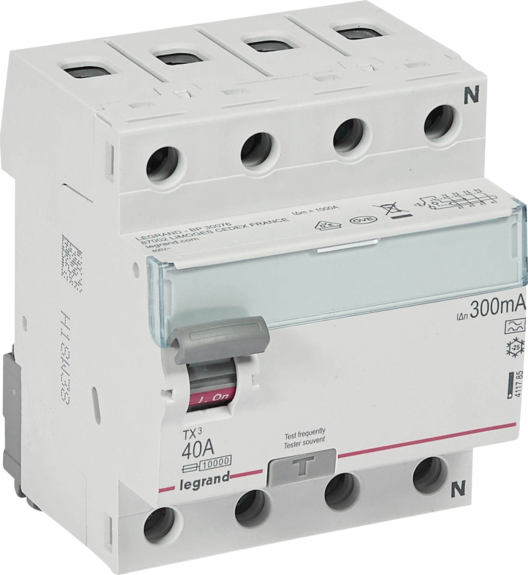 Wyłącznik różnicowoprądowy Legrand 411785, 40 A, 400 V - obrazek 1