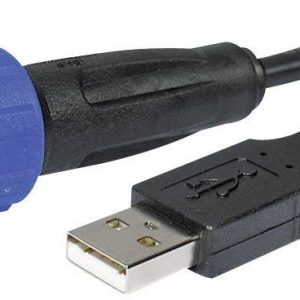 Adapter USB A na mini USB B z kablem Bulgin PX0441/3M00, 1 szt. Adapter USB A na mini USB B z kablem Bulgin PX0441/3M00, 1 szt.