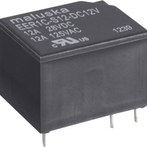 Miniaturowy przekaźnik 12 A, 1x UM, waschdicht EER1C-S-12-DC2UV 24 V 1 zestyk przełączn Miniaturowy przekaźnik 12 A, 1x UM, waschdicht EER1C-S-12-DC2UV 24 V 1 zestyk przełączn