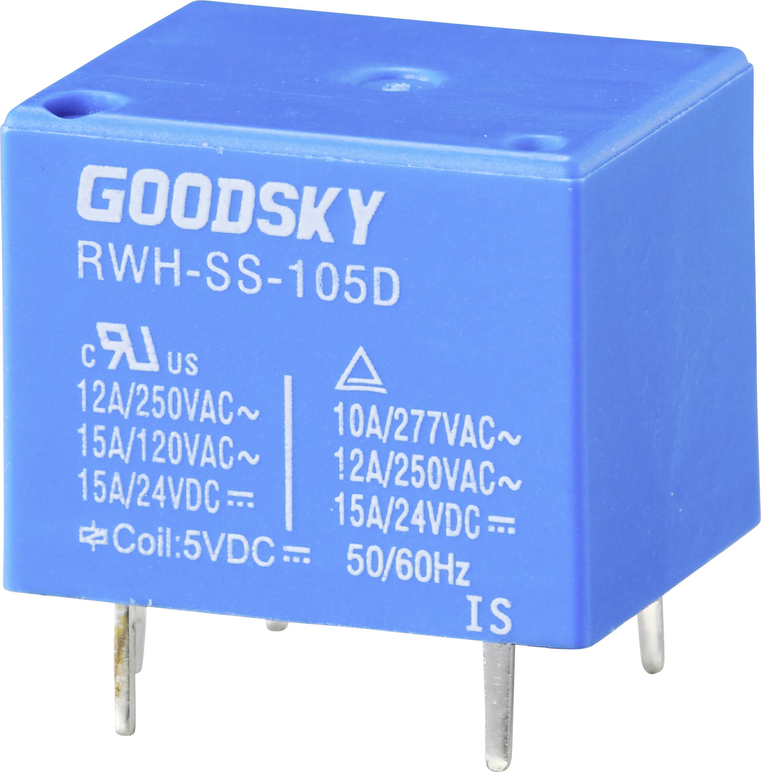 GoodSky RWH-SS-105D Przekaźnik SMT 5 V/DC 15 A 1 zestyk przełączny 1 szt. paleta - obrazek 1