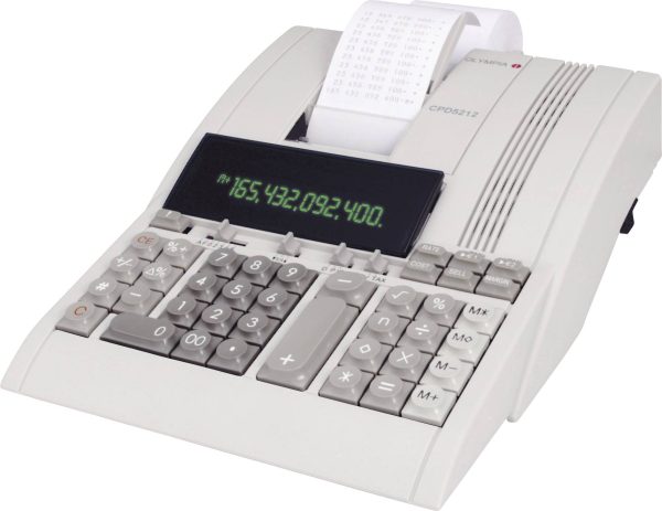 Olympia CPD 5212 Kalkulator stacjonarny drukujący beżowy Wyświetlacz: 12 z sieci elektrycznej (D x S x W) 355 x 218 x 90