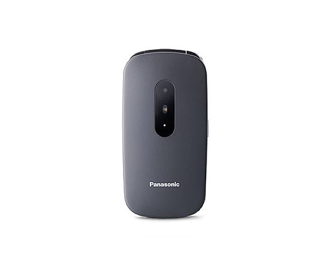 Panasonic KX-TU446 Telefon komórkowy z klapką dla Seniora wstrząspoodporny szary - obrazek 1