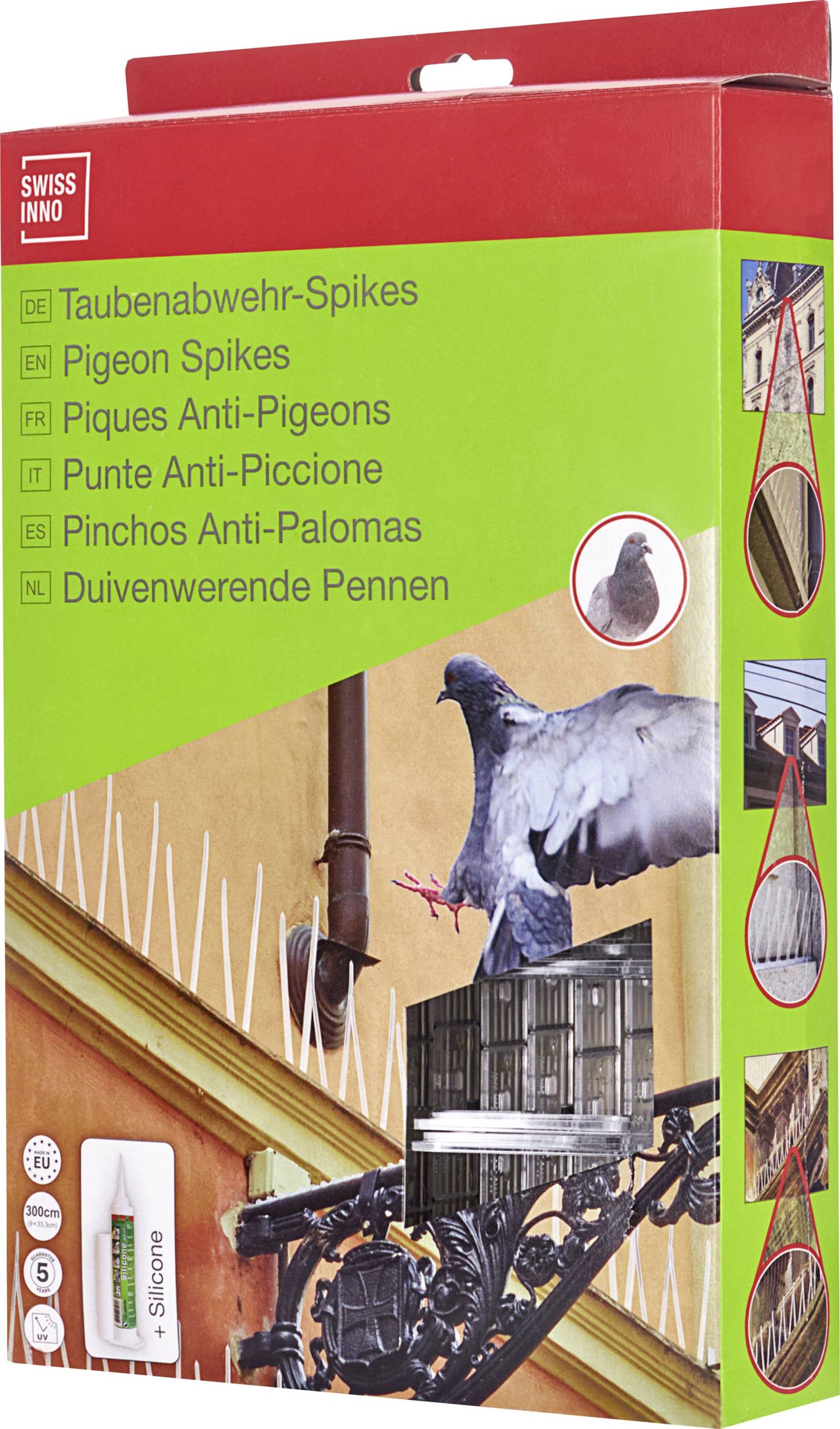 Kolce odstraszające ptaki Swissinno Natural Control Birds Away 1 740 001K - obrazek 1