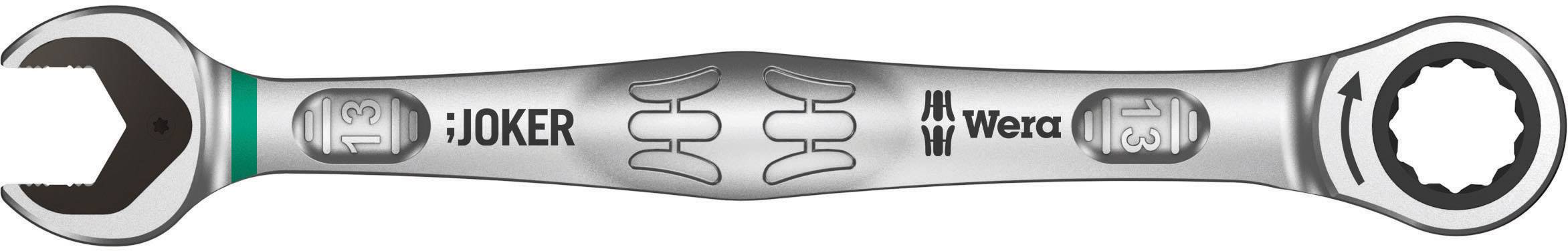 Wera 05073273001 Joker Klucz płasko oczkowy z grzechotką Rozmiar klucza (metryczny) (tylko do tytułu) 13 mm - obrazek 1