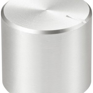 TRU COMPONENTS TC-11613860 Pokrętło z nakładką ze znacznikiem srebrny (Ø x W) 15 mm x 13 mm aluminium, plastik 1 szt. TRU COMPONENTS TC-11613860 Pokrętło z nakładką ze znacznikiem srebrny (Ø x W) 15 mm x 13 mm aluminium, plastik 1 szt.