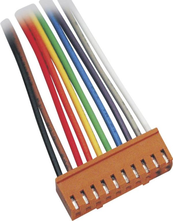 TRU COMPONENTS 1582660 Złącze żeńskie z przewodem, wire-to-board, piny: 8, 1 szt.