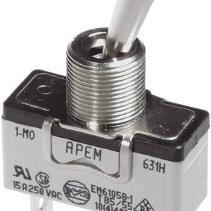 APEM 649NH/2 Przełącznik dźwigienkowy 649NH/2, 2 x wł/wył/wł, 250 V/AC, 10 A, 1 szt. APEM 649NH/2 Przełącznik dźwigienkowy 649NH/2, 2 x wł/wył/wł, 250 V/AC, 10 A, 1 szt.
