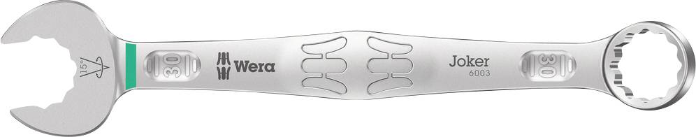 Wera 05020505001 6003 Joker 30 Klucz płasko oczkowy Rozmiar klucza (metryczny) (tylko do tytułu) 30 mm - obrazek 1