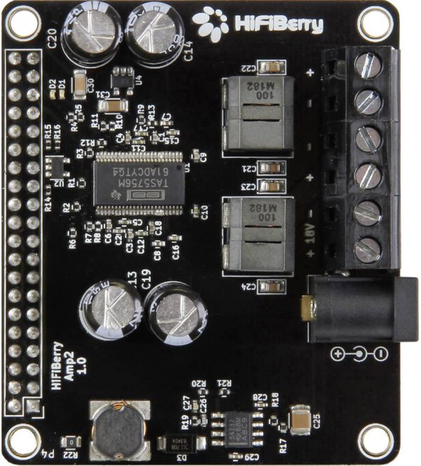 HiFiBerry AMP2 Płytka rozszerzająca Raspberry Pi®