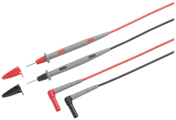 Fluke TL71-1 Zestaw przewodów pomiarowych bezpiecznych złącze męskie, lamelkowe 4 mm sonda 1.50 m czarny, czerwony 1 szt