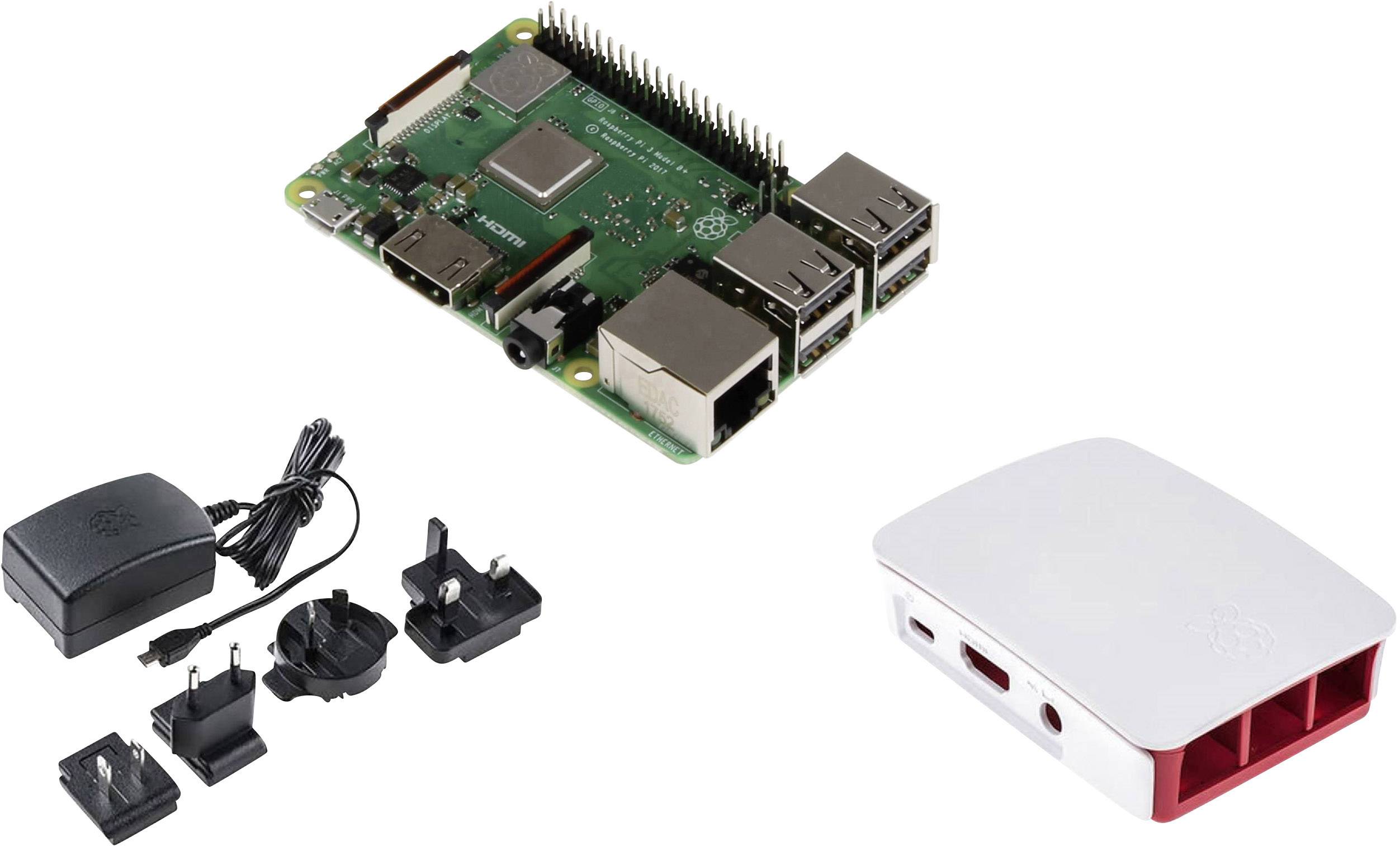 Raspberry Pi® 3 model B Raspberry Pi® 1 GB 4 x 1.2 GHz - obrazek 1