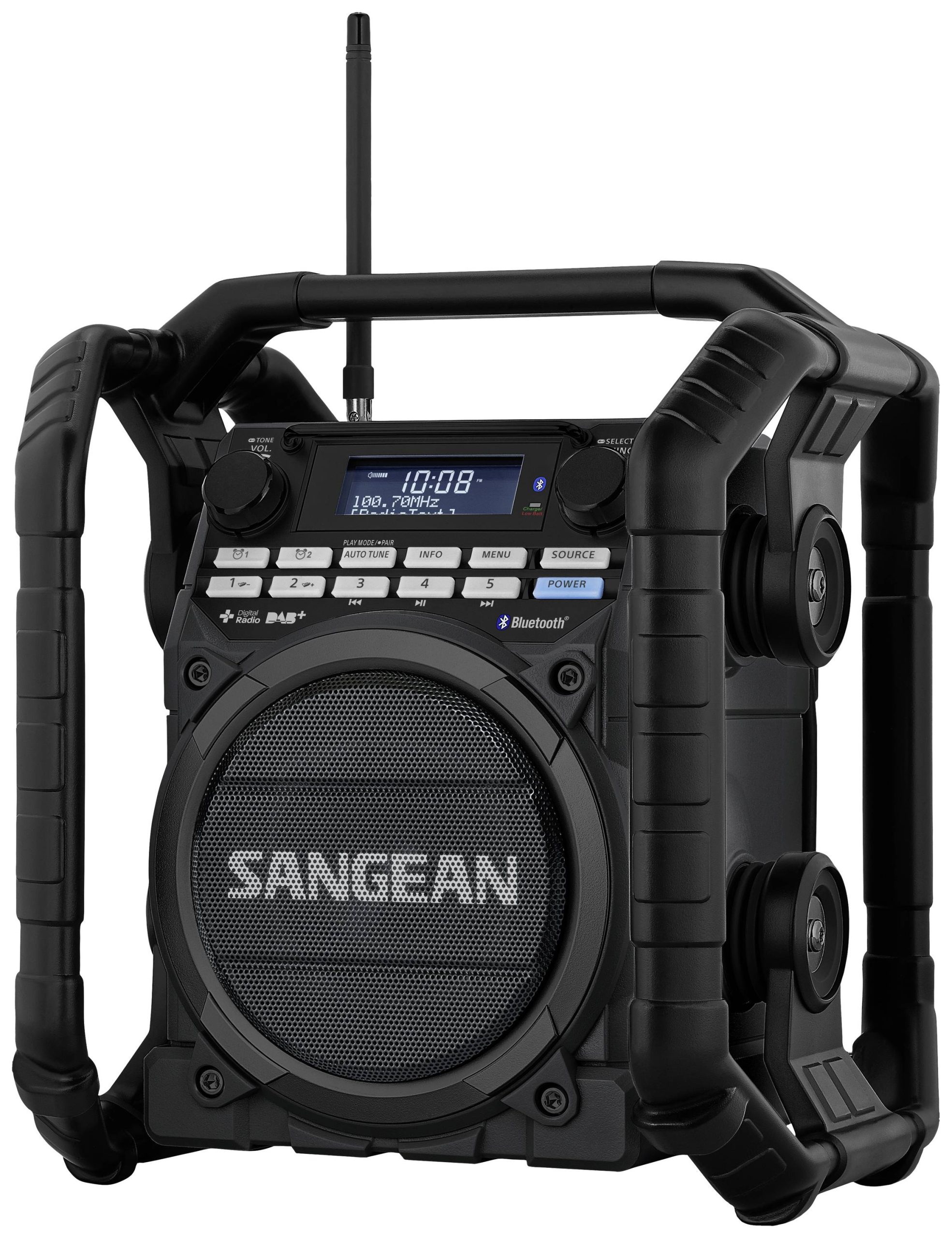 Radio na budowę Sangean U-4 DBT+ DAB+, fale metrowe (VHF) funkcja ładowania akumulatora, wielokrotne ładowanie, wodoodpo - obrazek 1