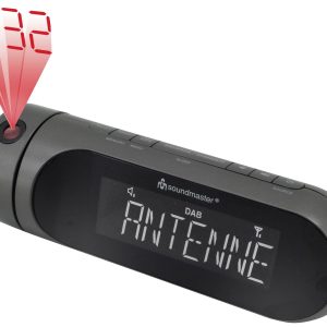 Radiobudzik soundmaster UR6700AN DAB+, fale metrowe (VHF) funkcja budzika czarny Radiobudzik soundmaster UR6700AN DAB+, fale metrowe (VHF) funkcja budzika czarny