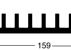 Fischer Elektronik 10020138 SK 44 200 SA Radiator żeberkowy 0.9 K/W (D x S x W) 200 x 159 x 15 mm Fischer Elektronik 10020138 SK 44 200 SA Radiator żeberkowy 0.9 K/W (D x S x W) 200 x 159 x 15 mm