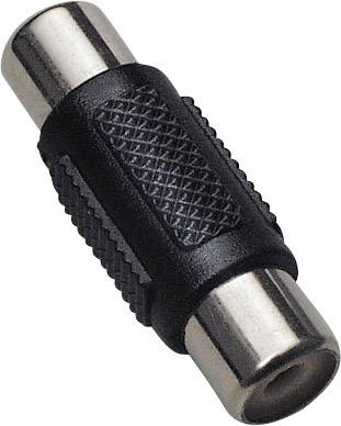 Łącznik żeński cinch/cinch BKL Electronic 1102001, czarny