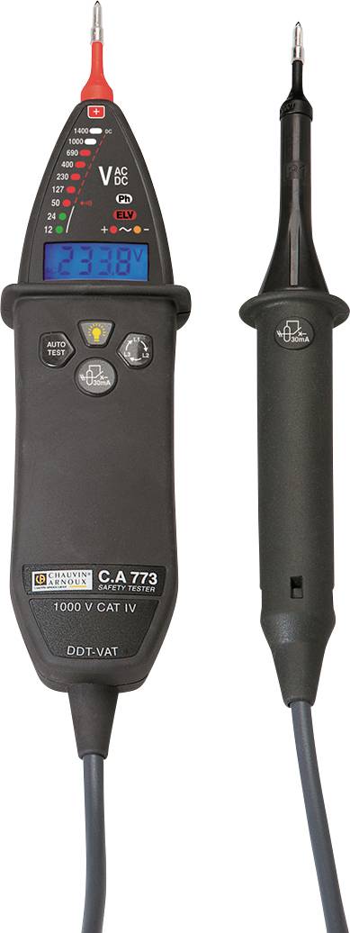 Dwubiegunowy tester napięcia Chauvin Arnoux C.A 773 CAT IV 1000 V - obrazek 1