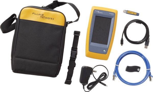 Fluke Networks LIQ-DUO-H6-EU Tester kabli, sieci i WiFi Pasuje do: CAT 4, CAT 5, CAT 5e, CAT 6, CAT 6a, WiFi 6E, Kabel,