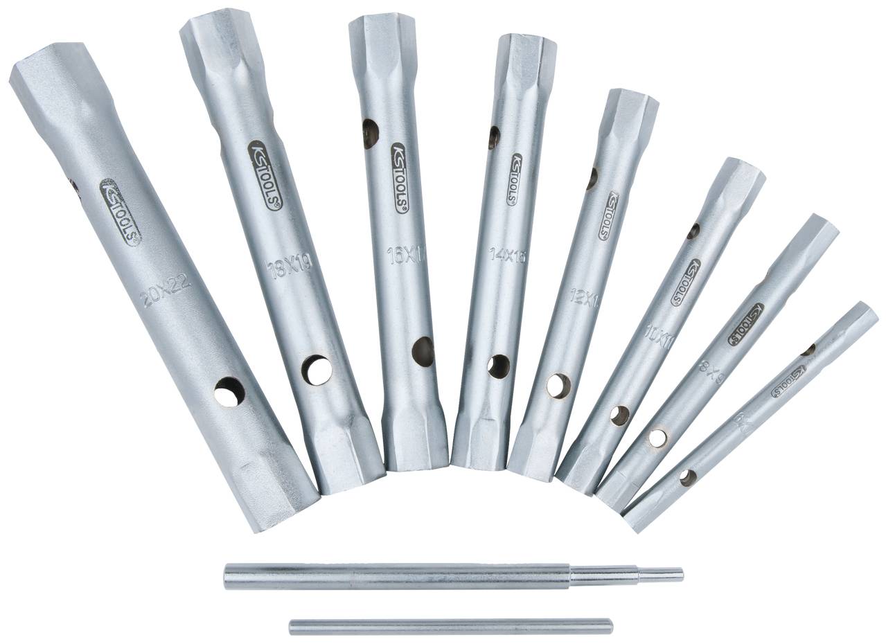 KS Tools 5.180.900 518.0900 sześciokąt Klucz wtykowy do rur 22 mm 10 szt. - obrazek 1