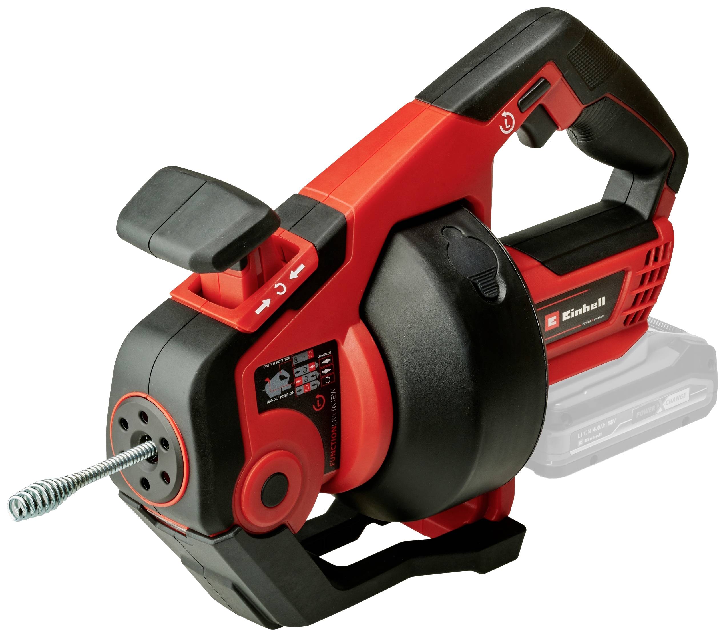 Einhell Power X-Change TE-DA 18/760 Li Solo 4514160 Środek do czyszczenia rur 362 mm - obrazek 1