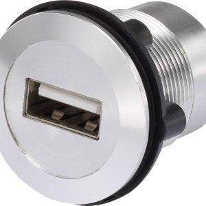 TRU COMPONENTS USB-02 Gniazdo USB 2.0 do zabudowy złącze żeńskie do wbudowania Złącze żeńskie USB typu A na Złącze żeńsk TRU COMPONENTS USB-02 Gniazdo USB 2.0 do zabudowy złącze żeńskie do wbudowania Złącze żeńskie USB typu A na Złącze żeńsk