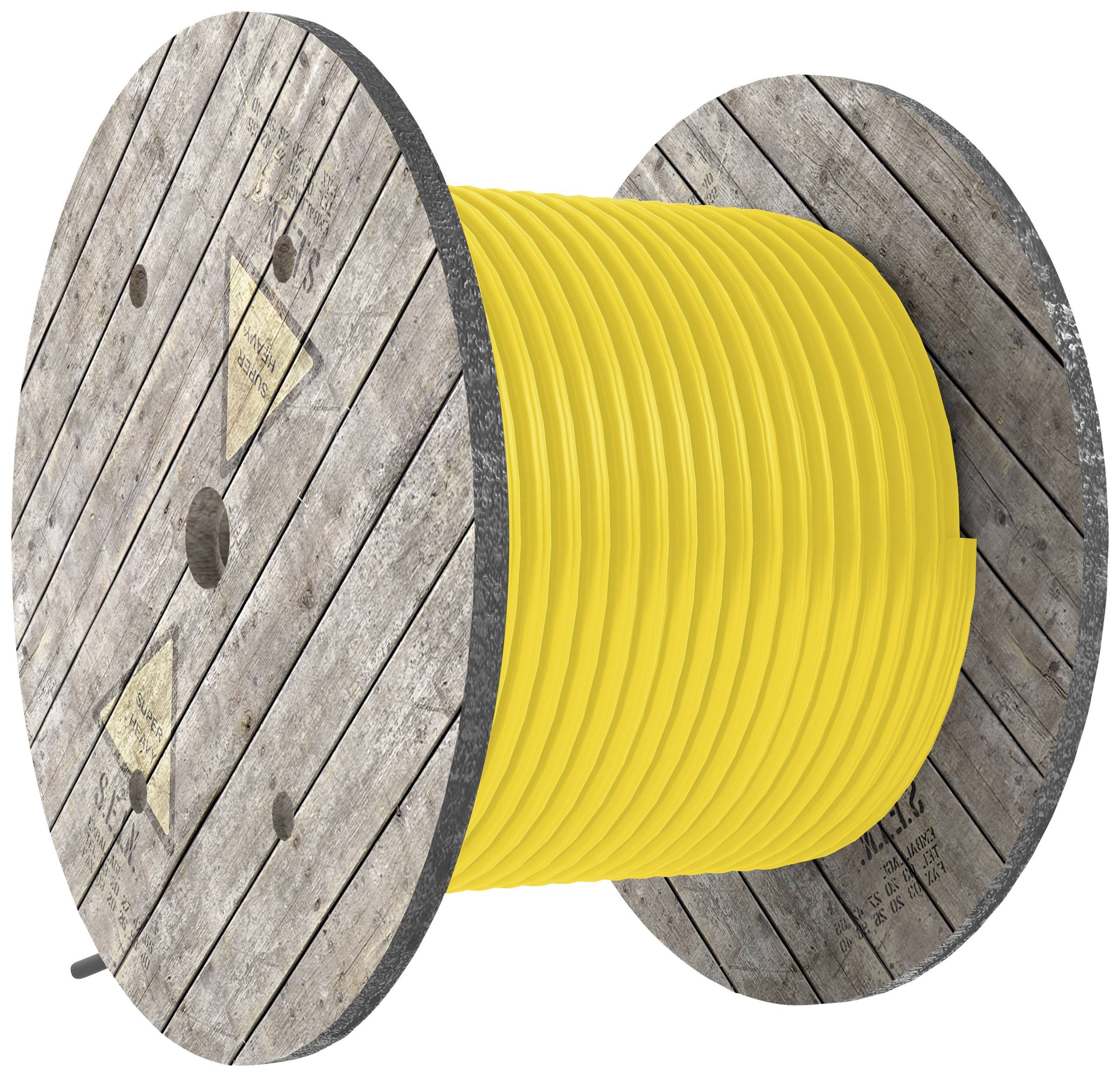 Linia pancerna AS Schwabe 10039, 3 x 2.5 mm², Produkty w metrach bieżących, żółty - obrazek 1