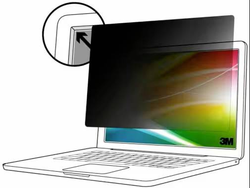 3M Bright Screen BP140W1B Filtr prywatyzujący Notebook 35,6 cm (14″) Format obrazu: 16:10 7100288084 Universal