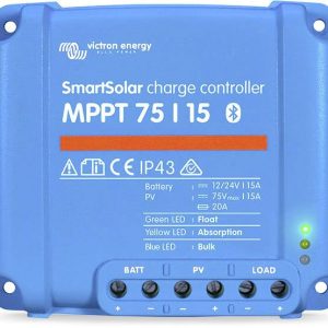 Solarny regulator ładowania Victron Energy SCC075015060R MPPT 12 V, 24 V 15 A Solarny regulator ładowania Victron Energy SCC075015060R MPPT 12 V, 24 V 15 A