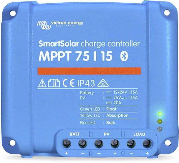 Solarny regulator ładowania Victron Energy SCC075015060R MPPT 12 V, 24 V 15 A