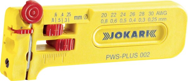 Jokari 40025 PWS Plus 002 Ściągacz izolacji do drutów Kompatybilność przewód PVC, przewód PTFE 0.25 do 0.80 mm