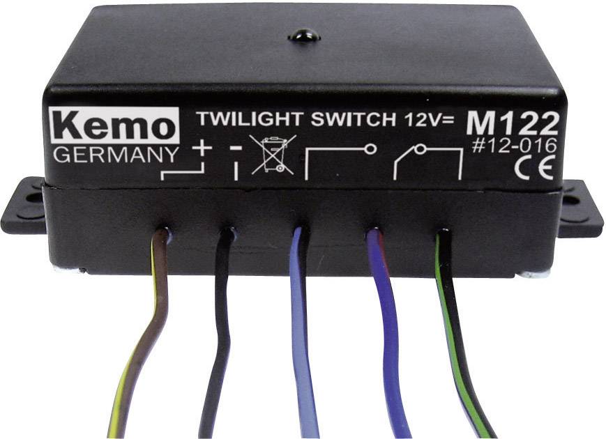 Wyłącznik zmierzchowy element Kemo M122 12 V/DC - obrazek 1