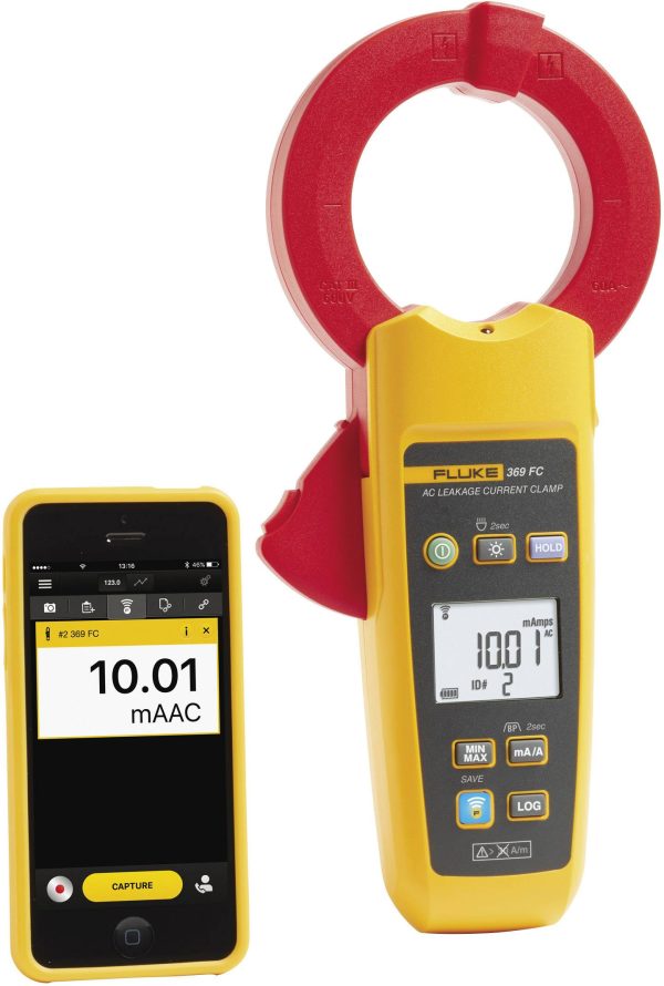 Fluke 369 FC Miernik cęgowy cyfrowy rejestrator danych CAT III 600 V Wyświetlane liczby: 3300